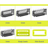 Set of combs for the Philips Oneblade shaver for shaving the beard and body 6 pcs + case